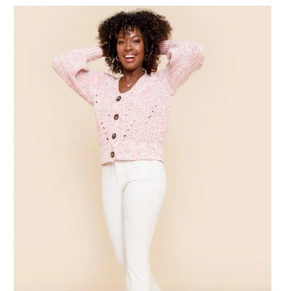 Cupcake Cara Balloon Sleeve Cardigan - Picture 2 of 8